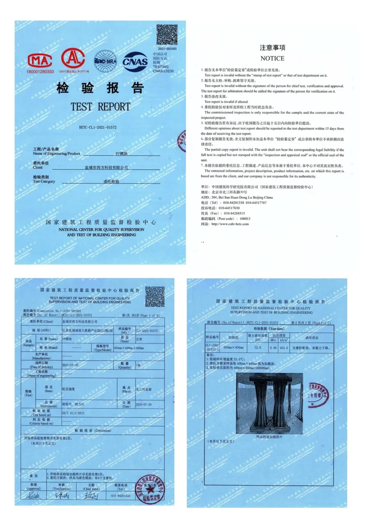 PP module inspection report